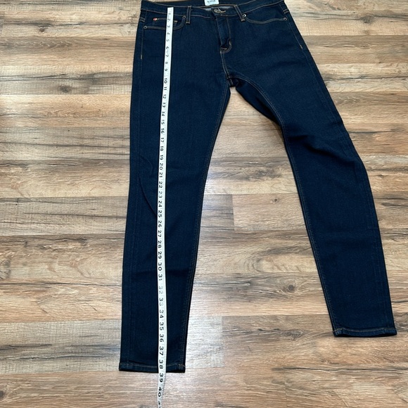 HUDSON WOMEN JEANS PANTS SKYNNY MID RISE NAVY Sz 29 - Picture 7 of 11